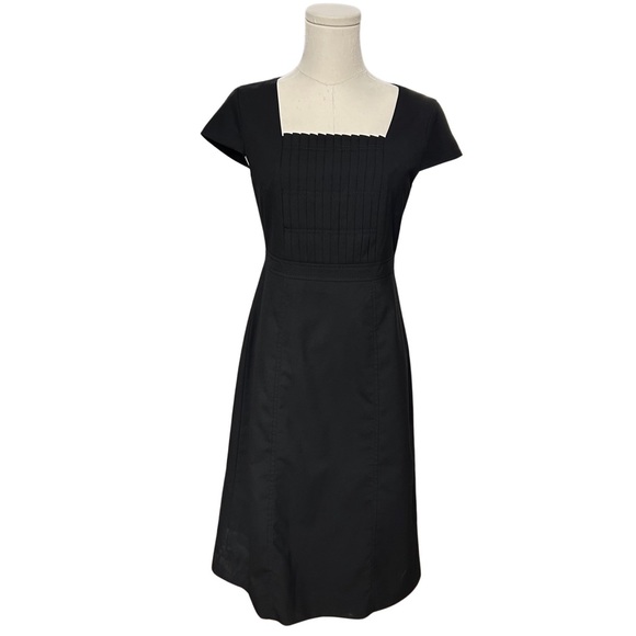 Women's Ann Taylor Cap Sleeve Midi-Length Lined Dress Size 0 - Picture 1 of 11